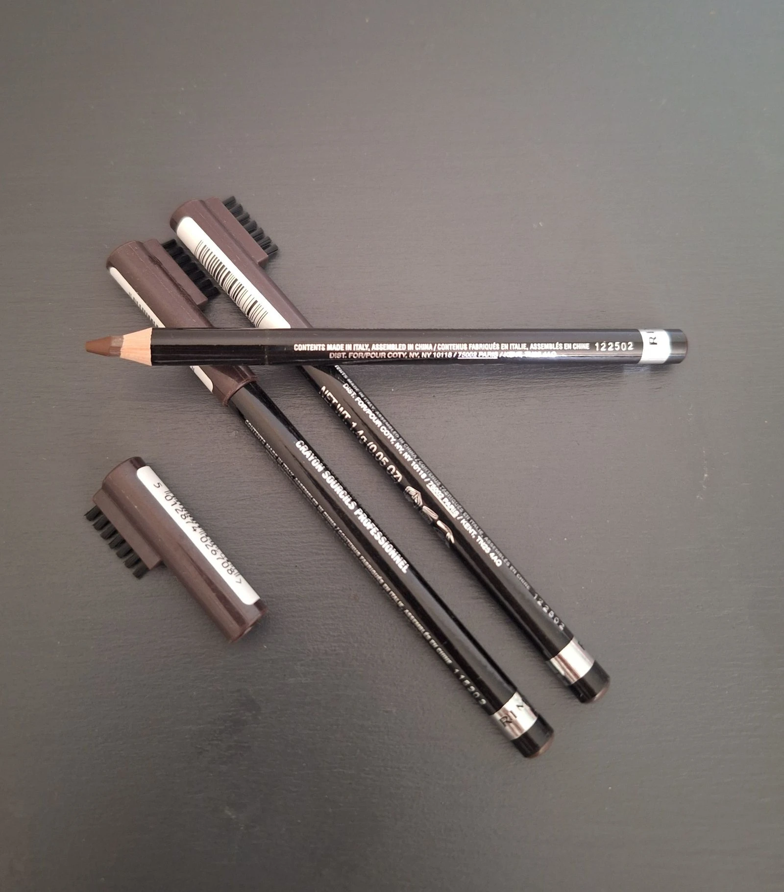 Rimmel wenkbrauwpotlood 001 Dark Brown 3 stuks – photo 3
